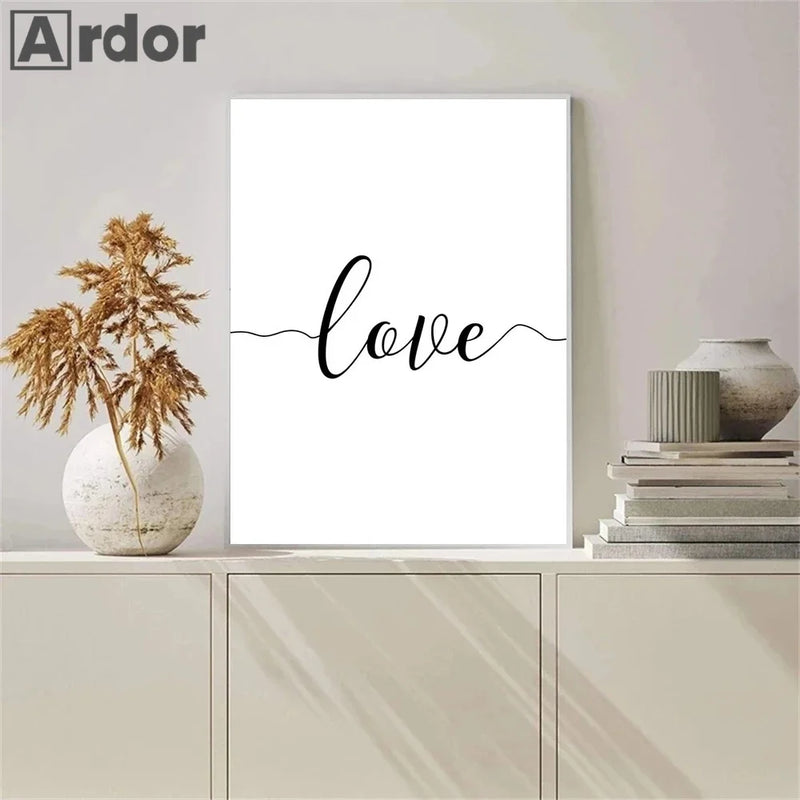 citations motivantes nordiques art mural typographie affiches décoratives