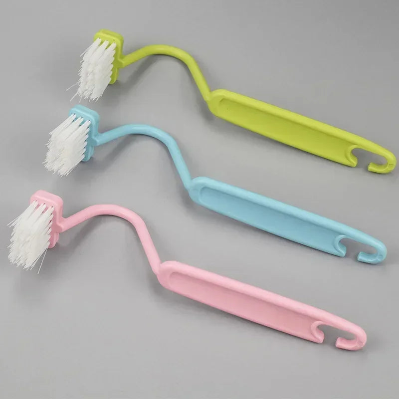 brosse de toilette incurvée outil de nettoyage pratique portable