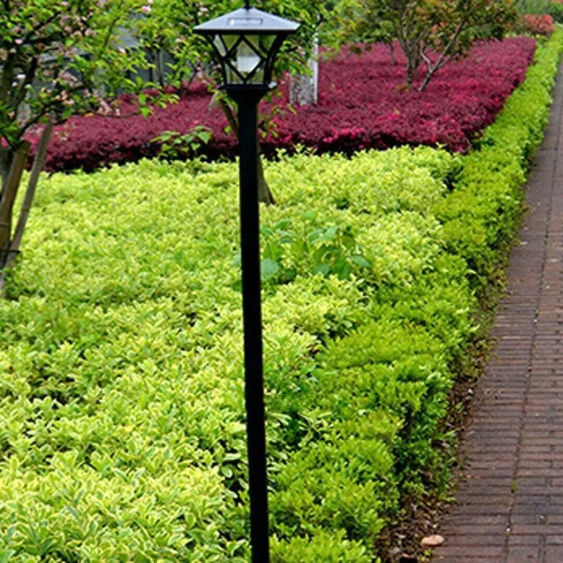 lampadaire de jardin solaire décoratif à énergie LED