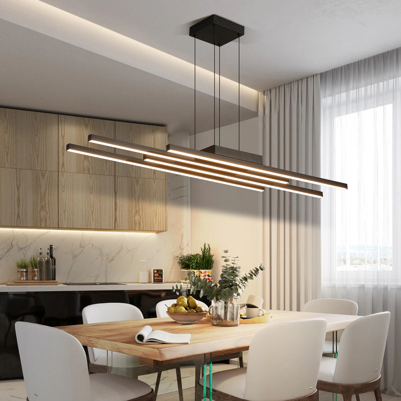 lustre nordique moderne minimaliste en aluminium led design