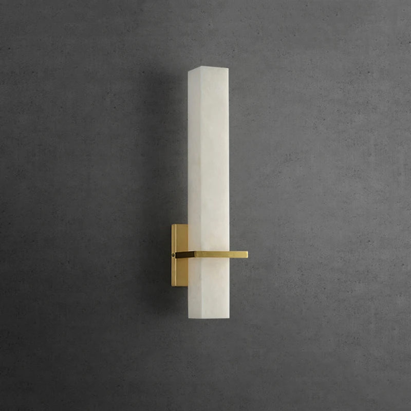 applique murale de luxe en cuivre et marbre pour intérieur élégant