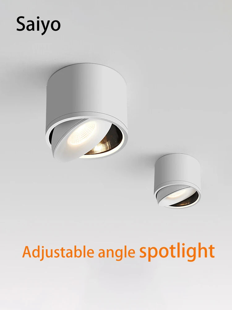 spot led monté en surface pour éclairage intérieur