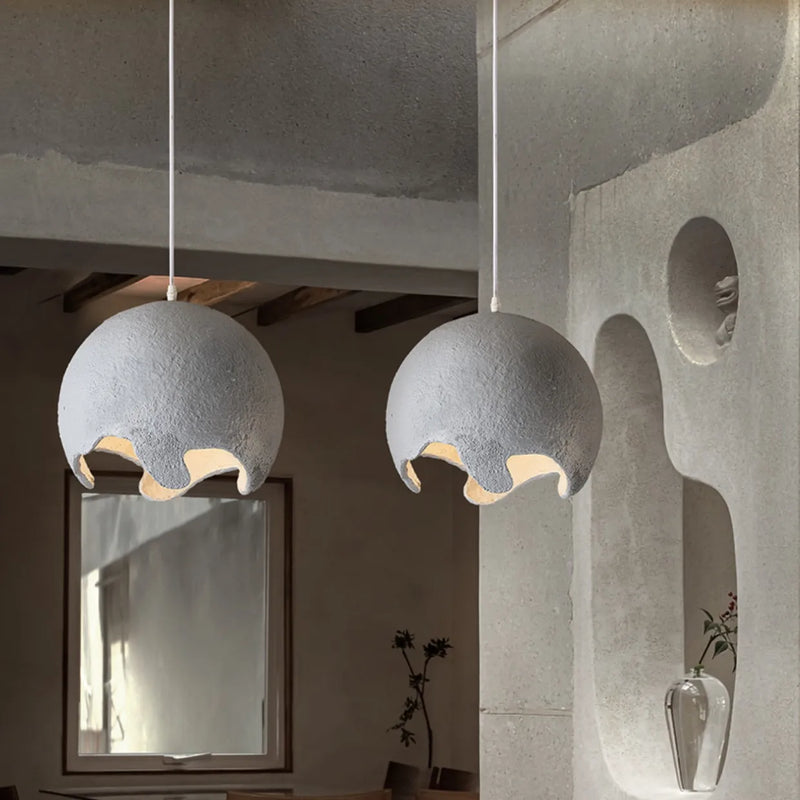 lustre led nordique wabi sabi minimaliste design japonais pour bar restaurant