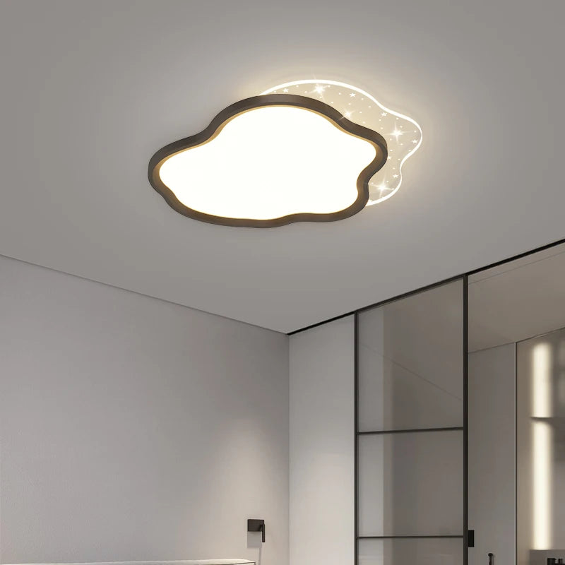 lustre nuage lumineux suspension décoration intérieure luminair