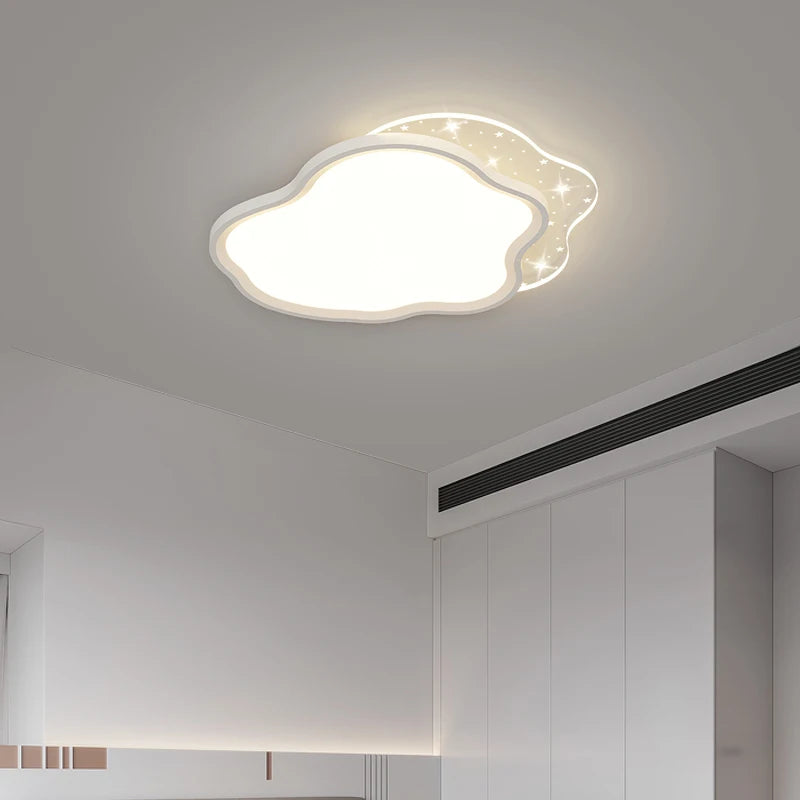 lustre nuage lumineux suspension décoration intérieure luminair