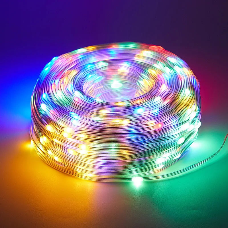 guirlande lumineuse usb noël rgbic télécommande musique étanche