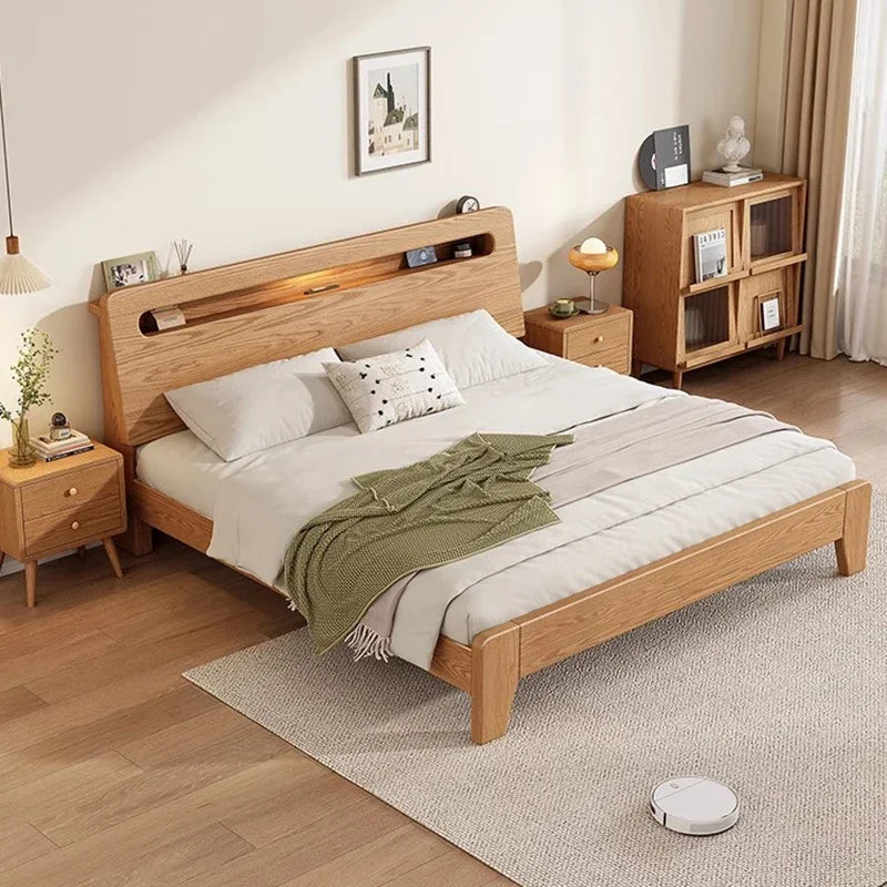 lit princesse king-size design sécurisé avec rangement élégant