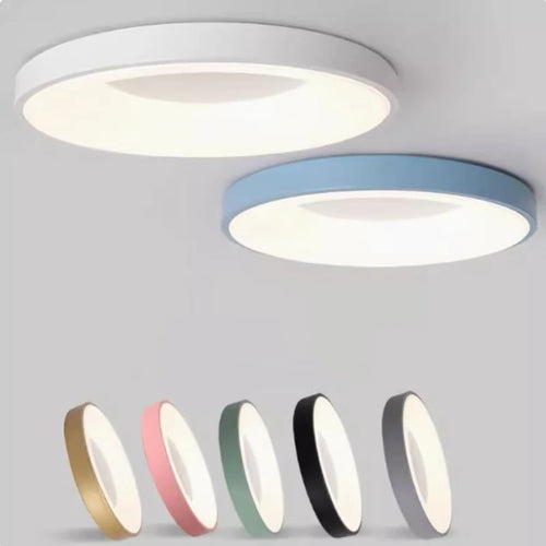plafonnier simple rond pour intérieur et extérieur polyvalent
