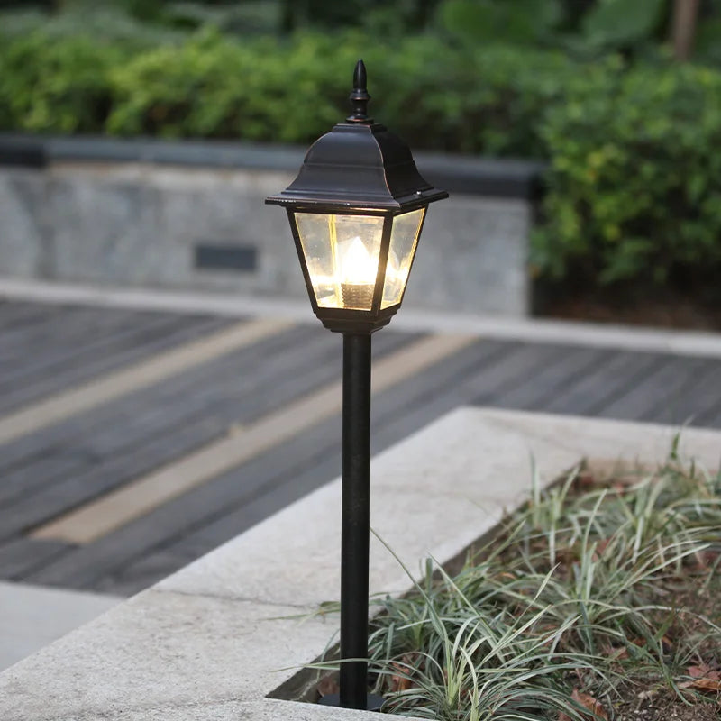 Lampe à gazon extérieure en aluminium porche jardin étanche réglable parc décoration cour pelouse paysage IP54 lumières pelouse lumière