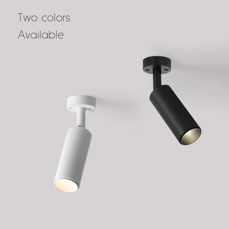 spot led monté en surface petit angle pour restaurant décoration