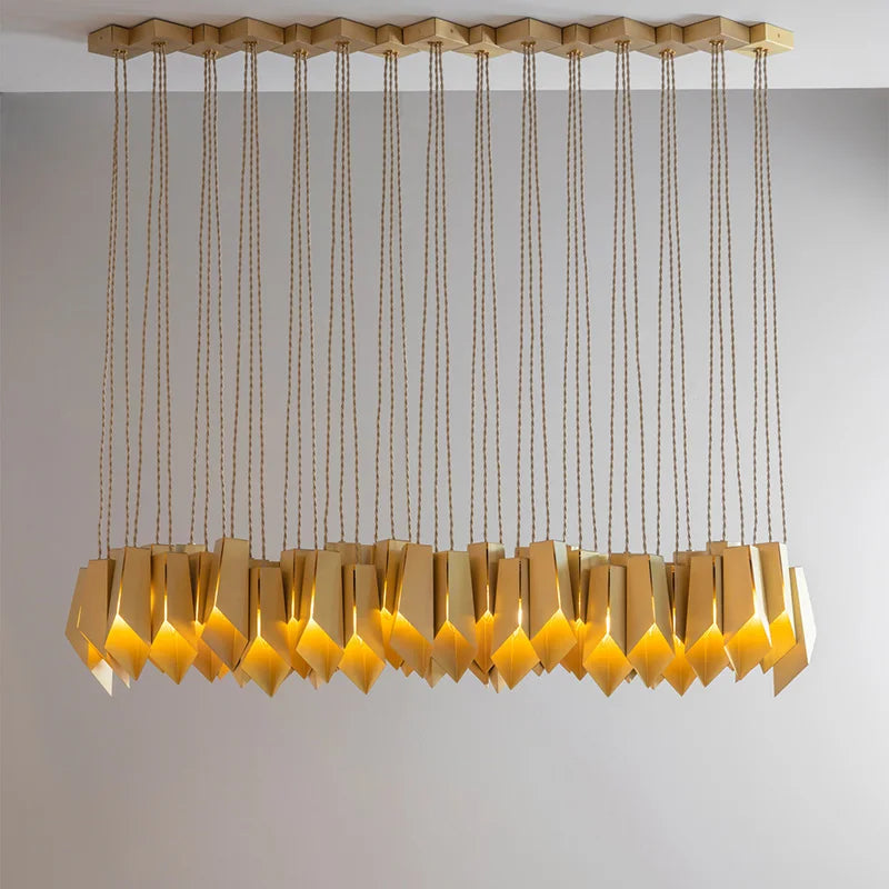 lustre créatif de personnalité design nordique lumière italienne éclairage de luxe