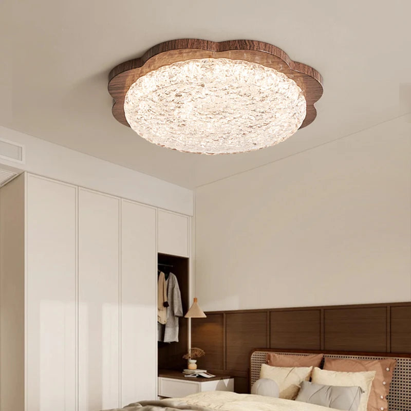 plafonnier rétro à spectre complet pour un éclairage doux