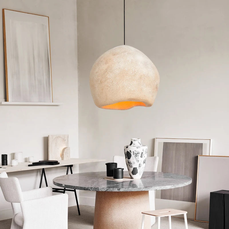 suspension LED style nordique wabi sabi pour restaurant ou bar
