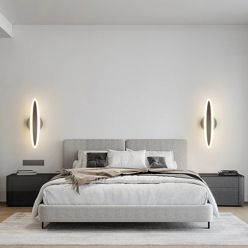 Chambre chevet Simple appliques Style moderne chambre allée couloir lampe Style créatif personnalité Loft décor applique murale LED lumière