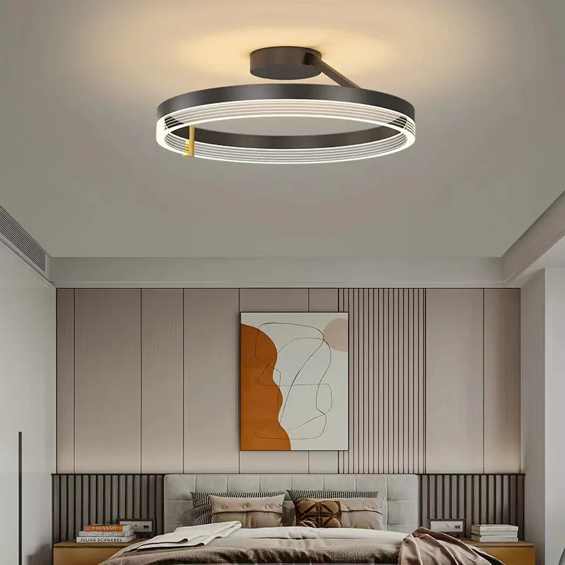 lustre led moderne pour décoration intérieure luminaire plafond