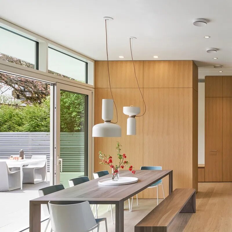 Suspension LED moderne minimaliste en fer