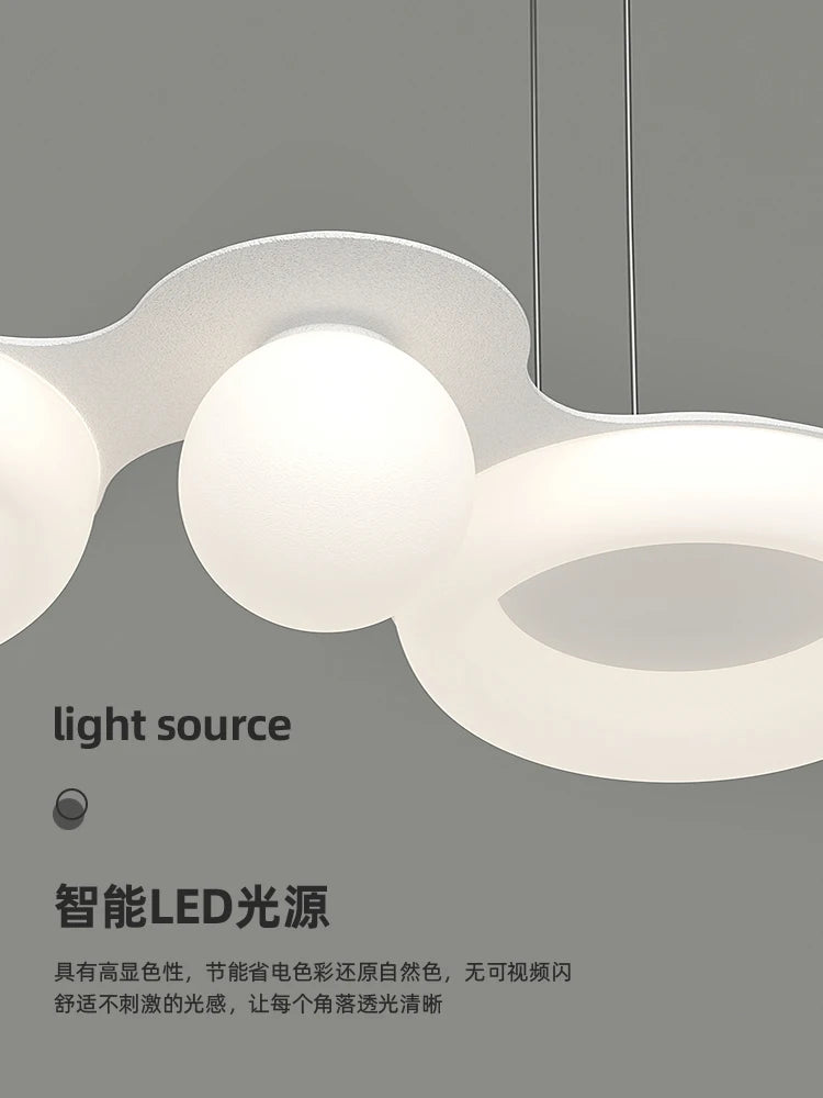 lustre minimaliste moderne style nordique créatif pour bar et table à manger