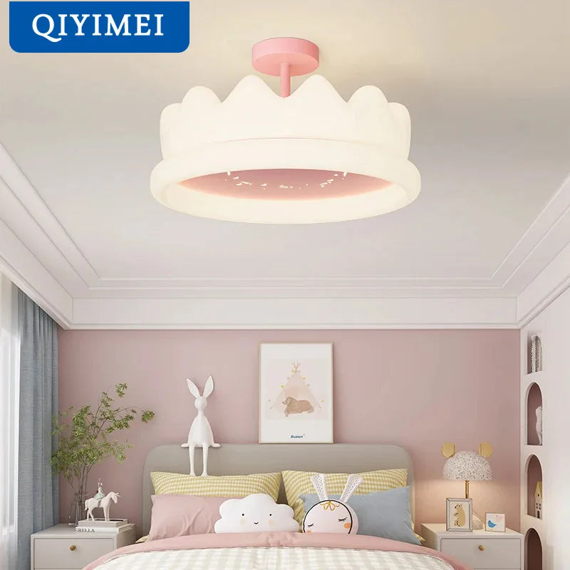 lustre qiyimei pour chambre de filles éclairage intérieur décoratif