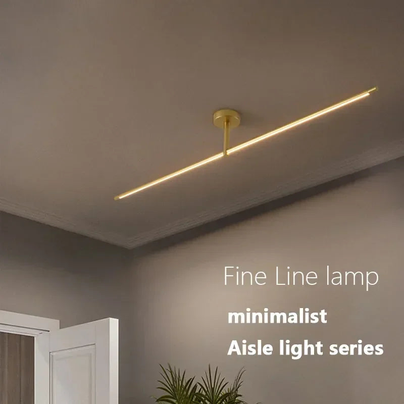 lustre moderne à leds pour allée et miroir décoratif
