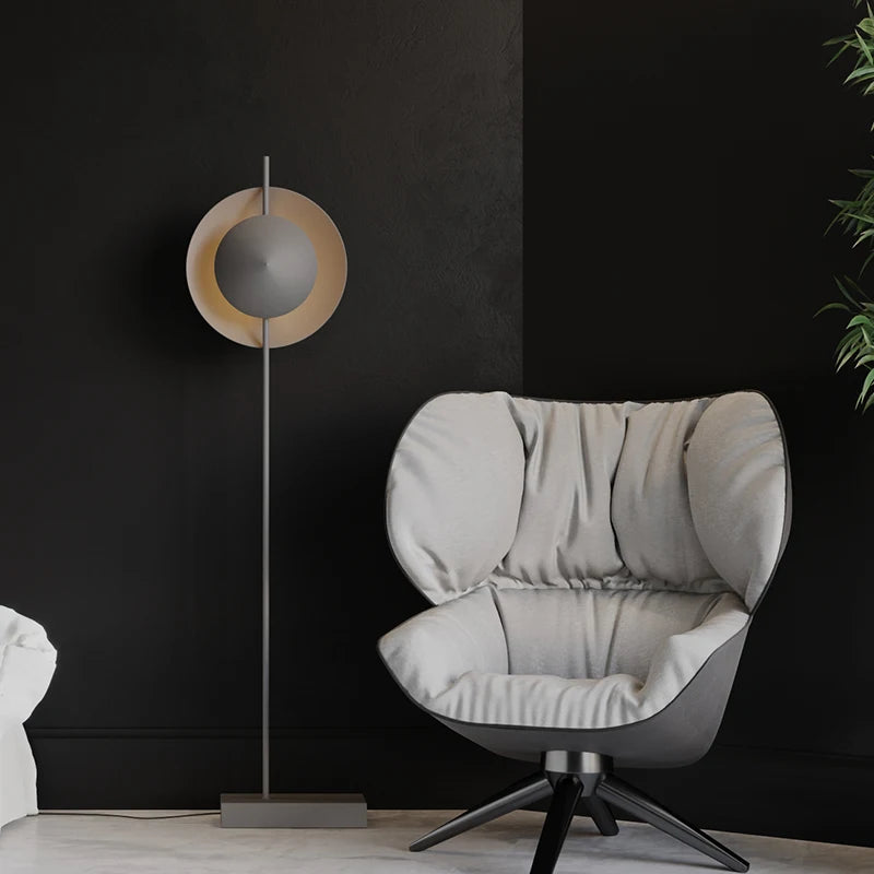 lampadaire en marbre naturel style minimaliste moderne pour intérieur élégant