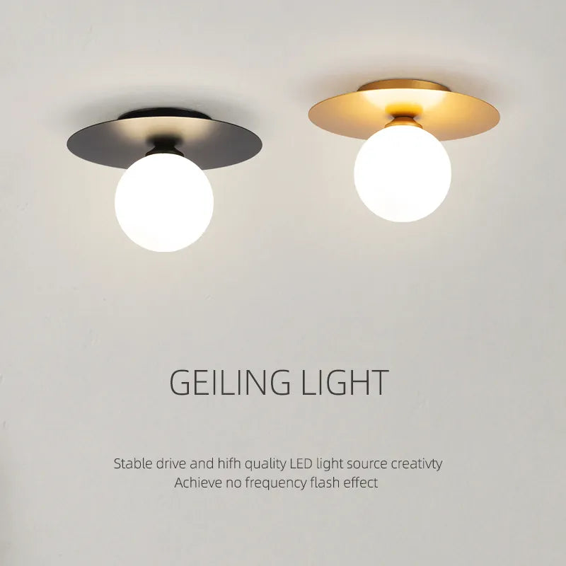 plafonniers led nordiques éclairage intérieur lustre allée