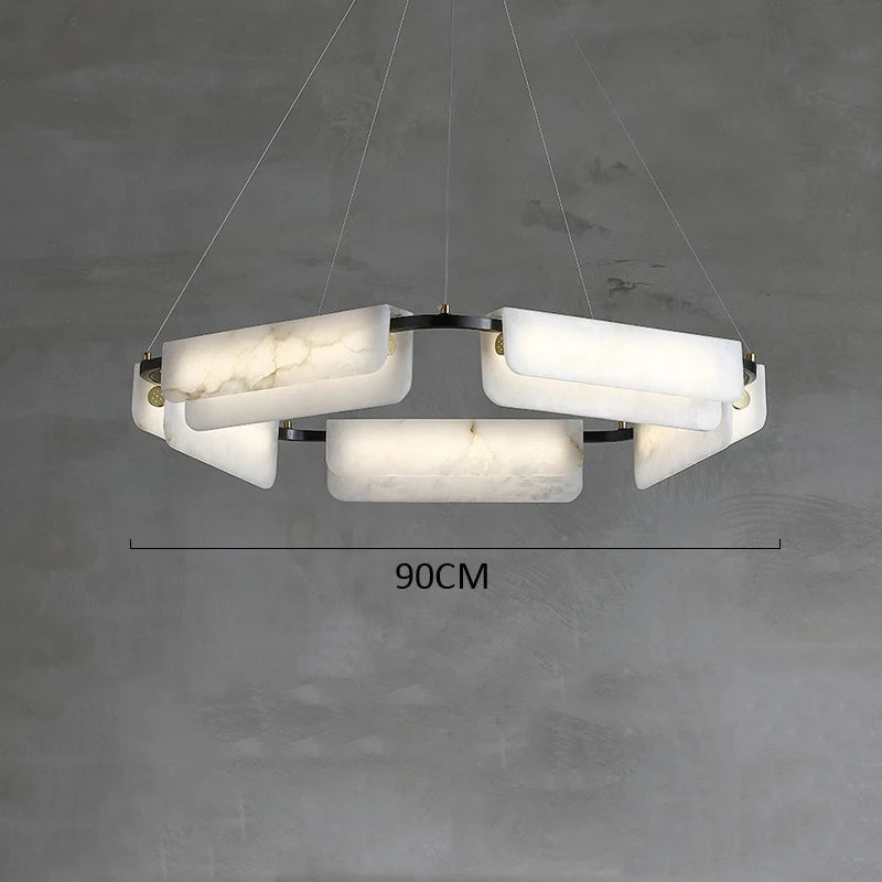 suspension en marbre espagnol de luxe en bronze