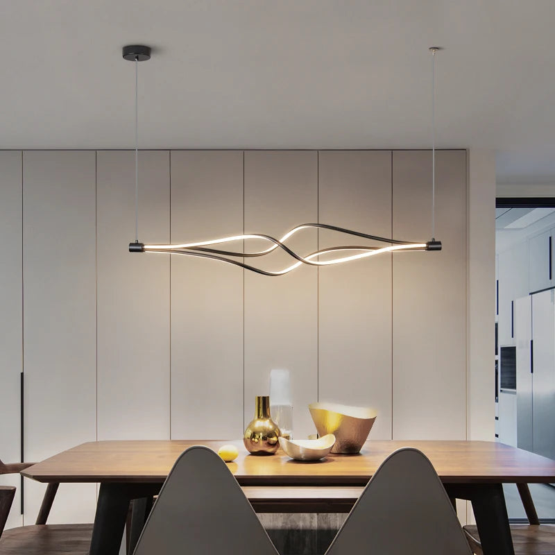 lustre nordique minimaliste moderne créatif pour table de bar