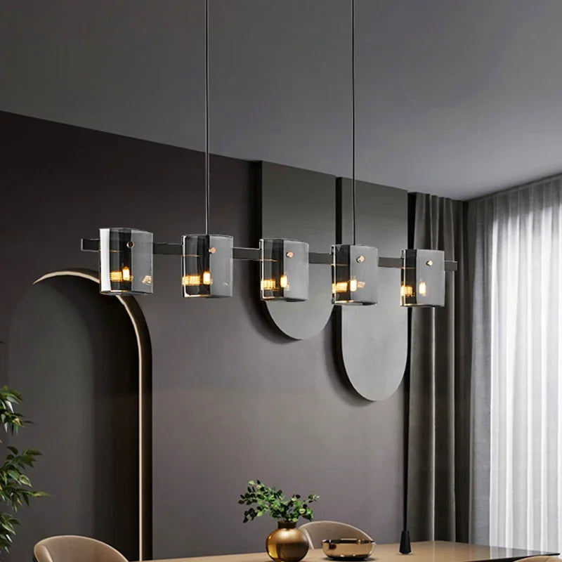 lampe suspendue led nordique pour décoration intérieure