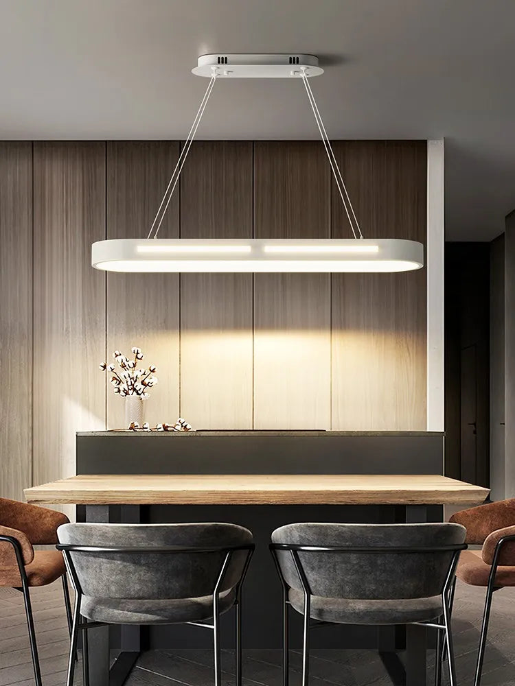lustre moderne minimaliste led barre de lumière de luxe