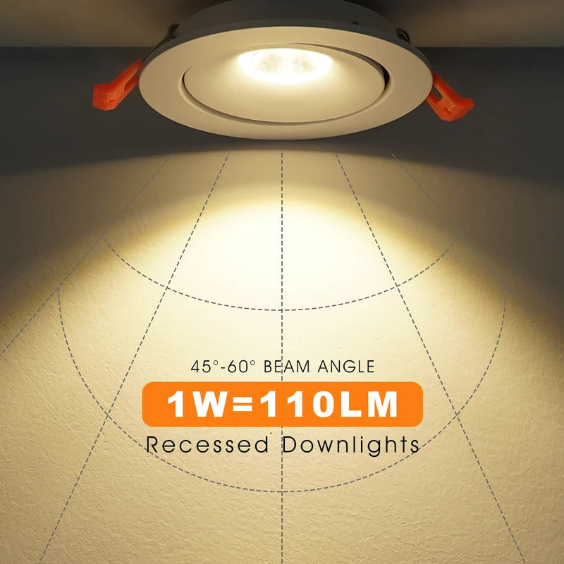 spot led encastrable lumineux pour intérieur