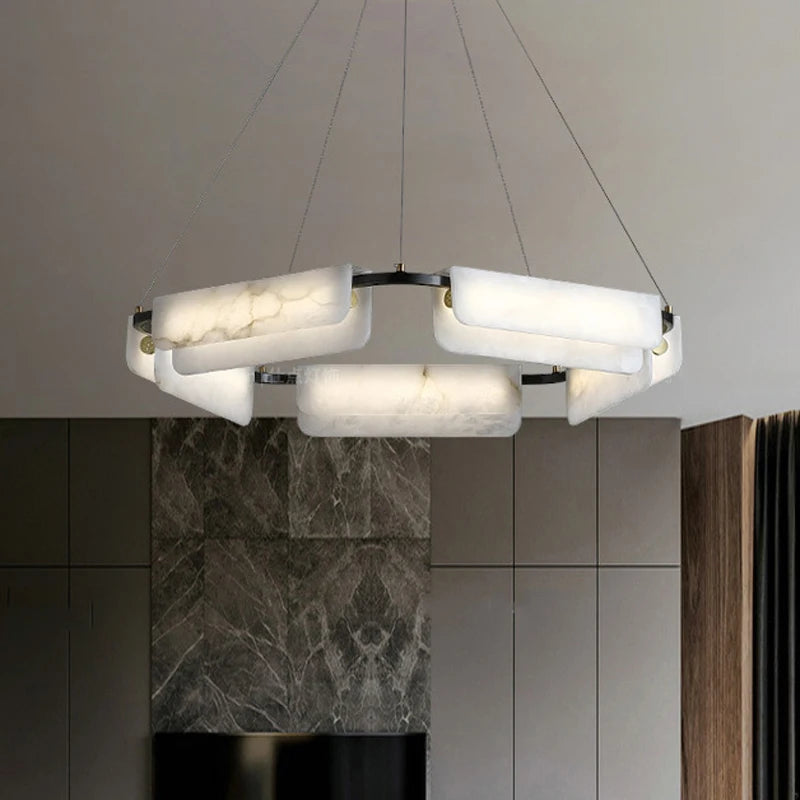 suspension en marbre espagnol de luxe en bronze