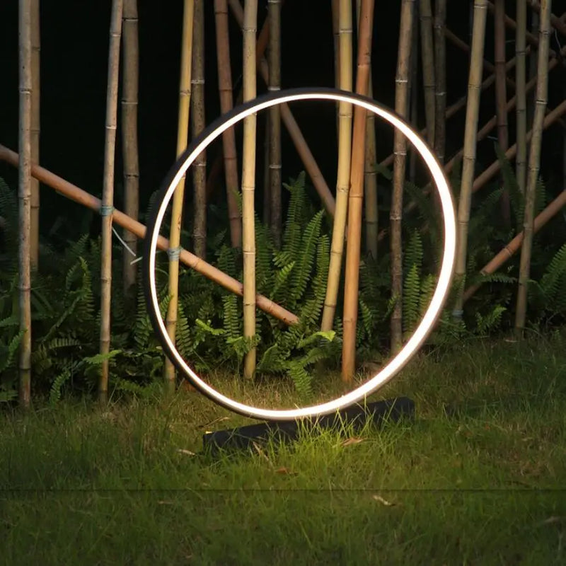 Lampe LED ronde imperméable en aluminium