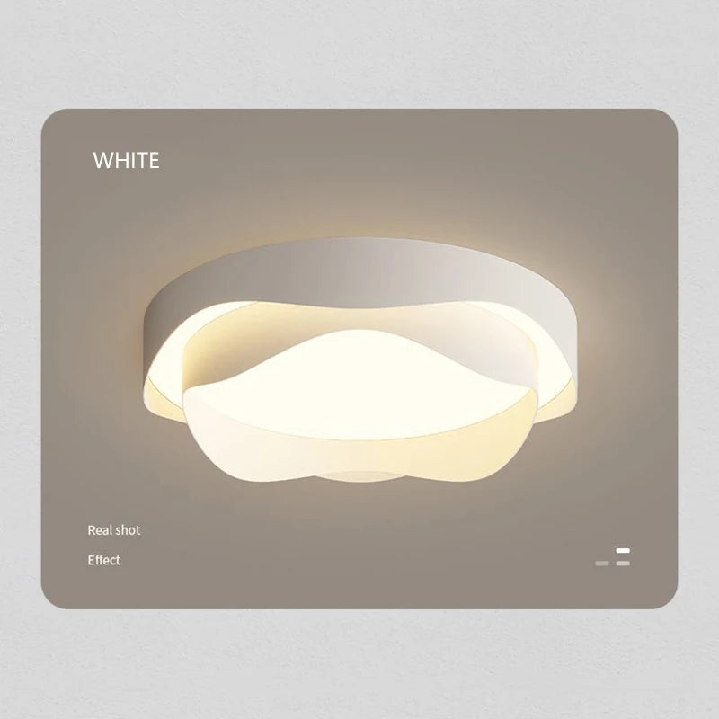 Lustre LED blanc plafonniers salon cuisine décor luminaire intérieur pour cuisine lampe à gâteau