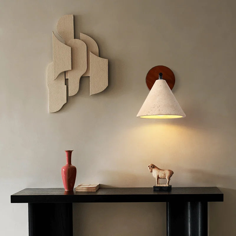 applique murale en pierre naturelle pour décoration intérieure moderne