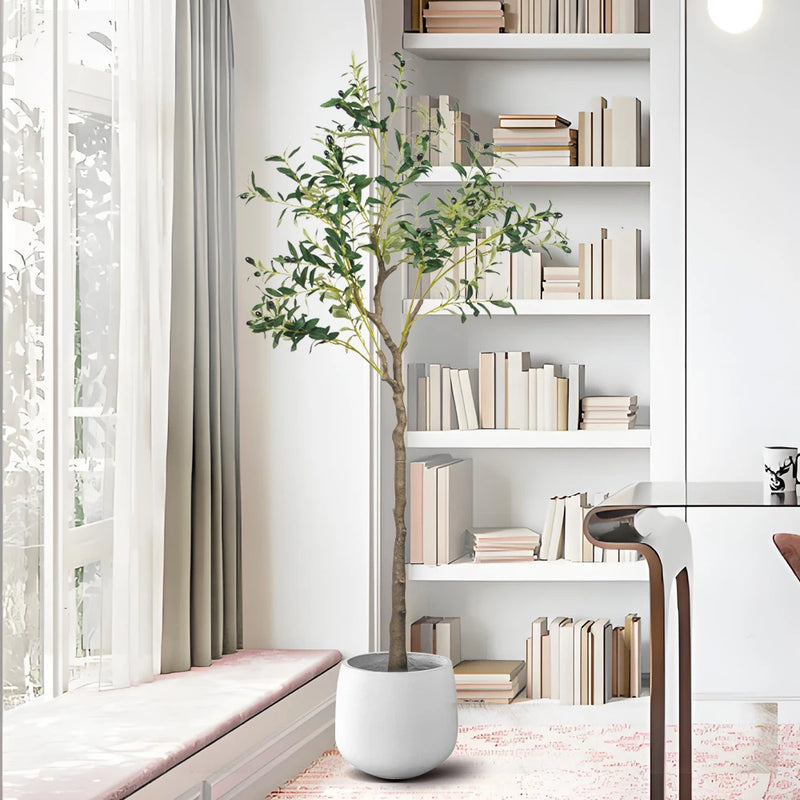 plantes d'olivier artificielles pour décoration intérieure et extérieure