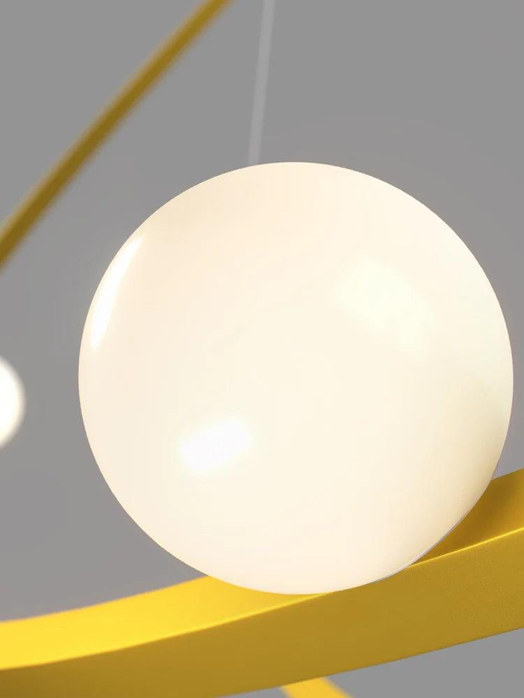lustre minimaliste moderne pour villa duplex style nordique