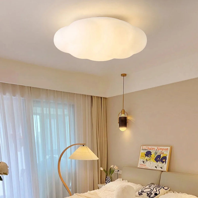 plafonnier led moderne en forme de nuages pour ambiance décorative