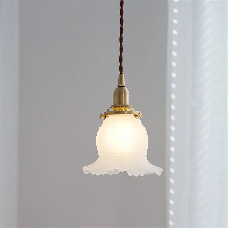 lustre loft suspension verre nordique rétro suspensions luminaire