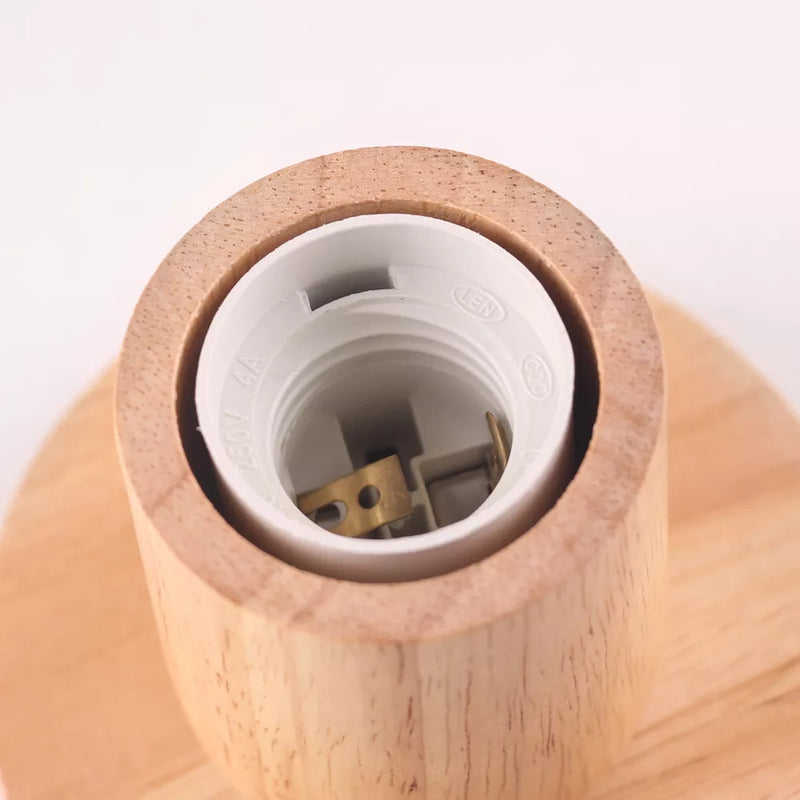 suspension bois rétro industrielle pour décoration maison