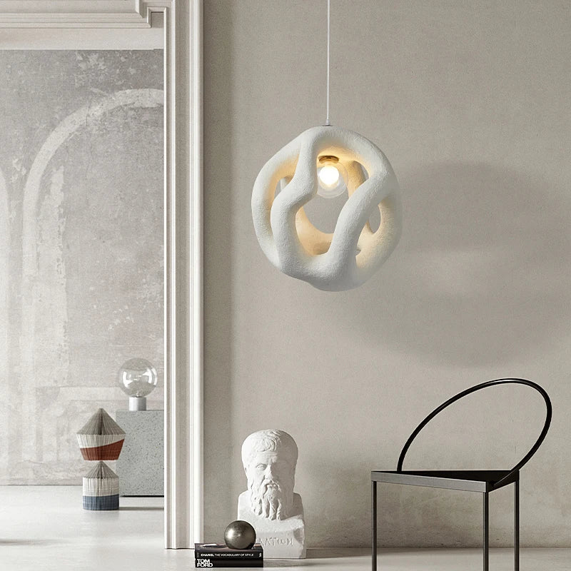 lustre led nordique fait main style wabi sabi restaurant