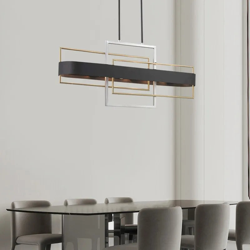 lustre nordique géométrique pour bar restaurant et magasin