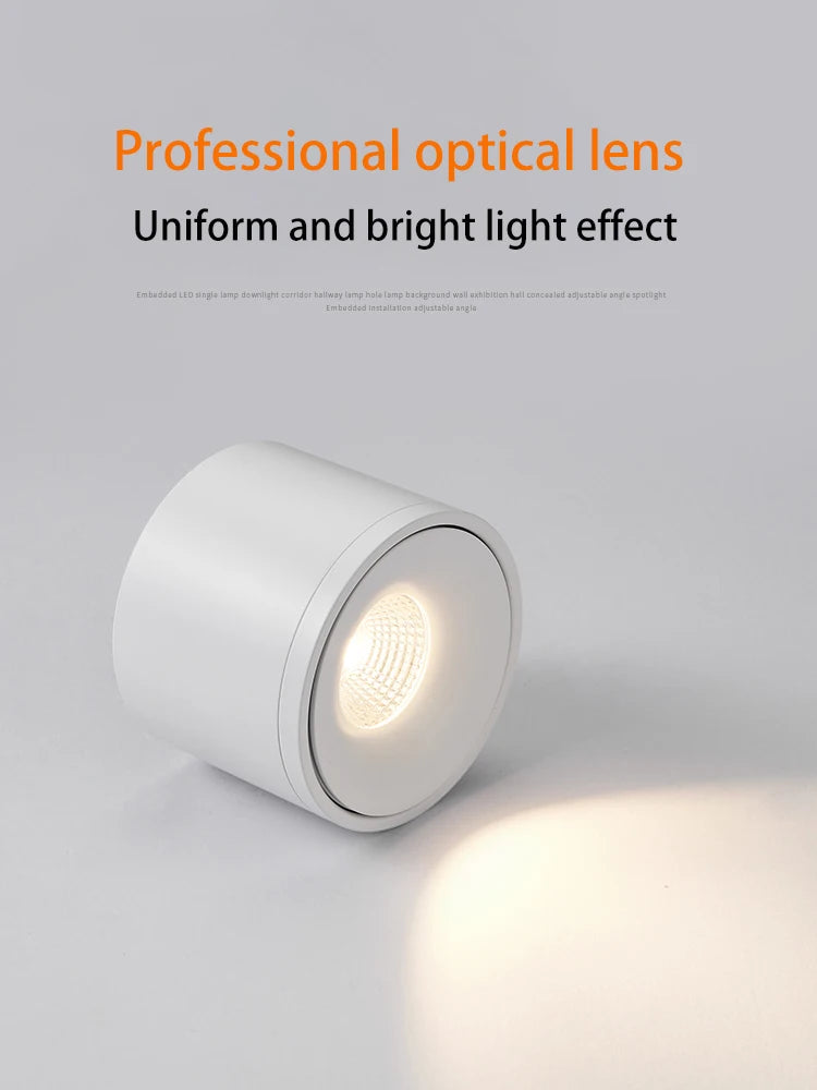 spot led monté en surface pour éclairage intérieur