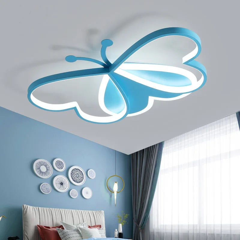 lustre winfordo led papillon intensité réglable pour enfants