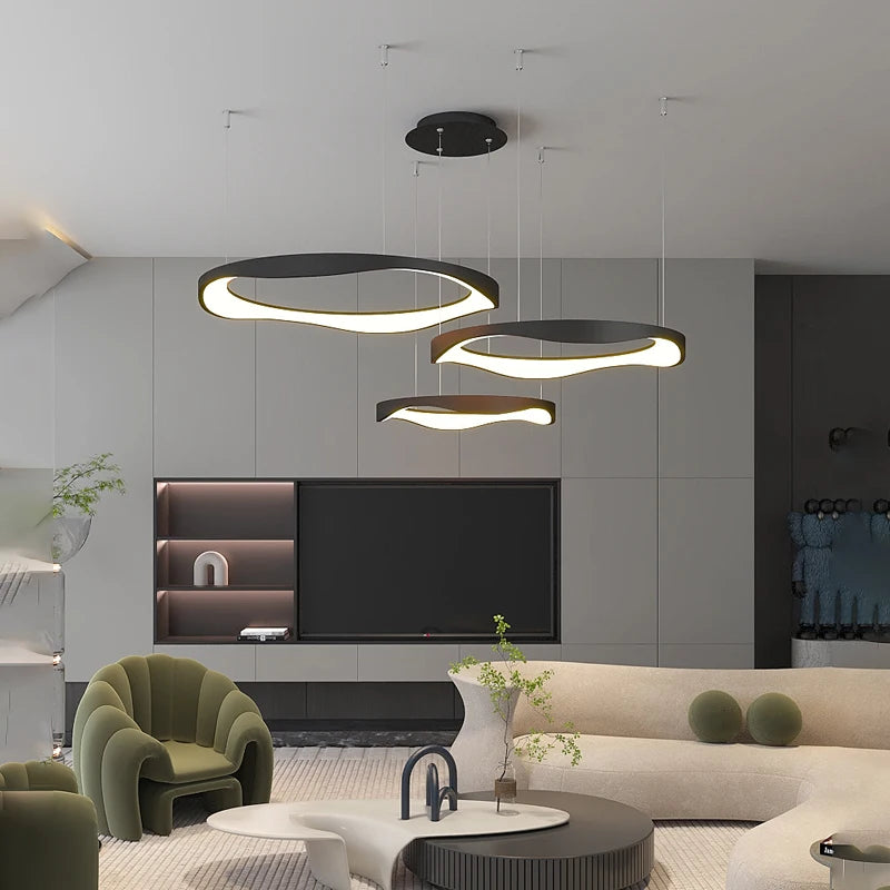lustre moderne minimaliste 2023 nordique led acrylique créatif