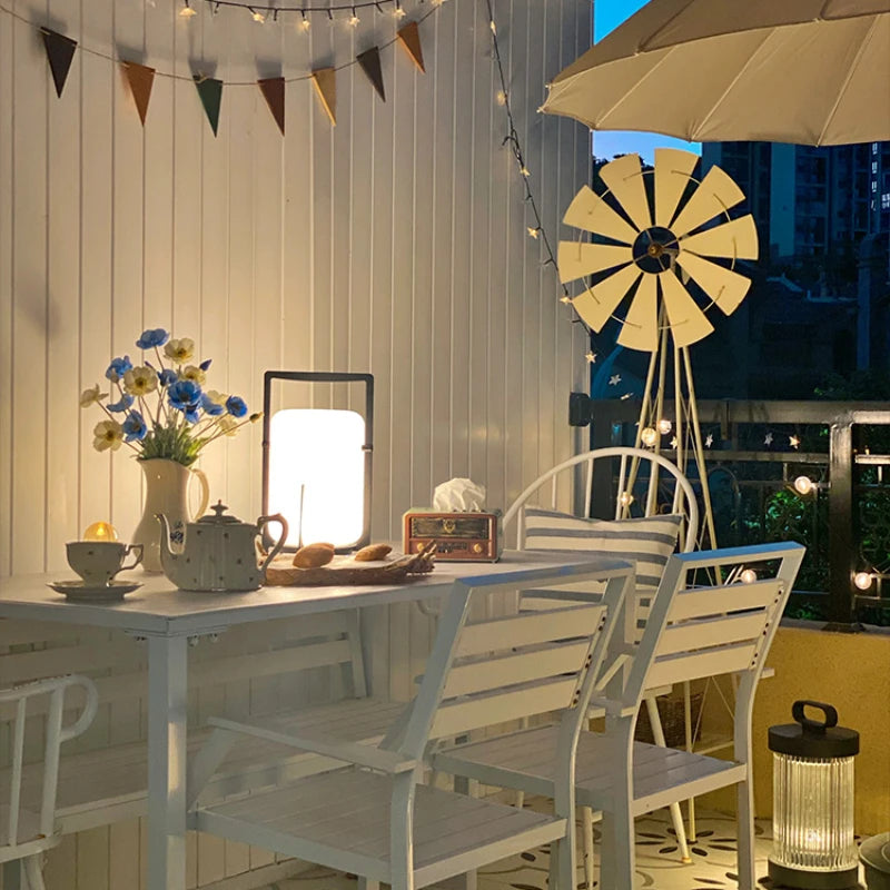 lumières solaires étanches pour jardin extérieur et terrasse de villa