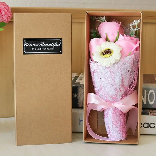 savon rose en boîte cadeau pour toutes occasions