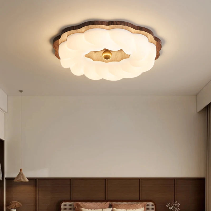 plafonnier led rétro à spectre complet pour chambre enfant