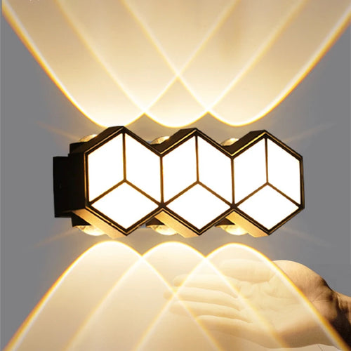 Applique murale imperméables extérieures lampe de applique murale LED moderne Applique murale décorative intérieure extérieure Garage luminaire mural étanche