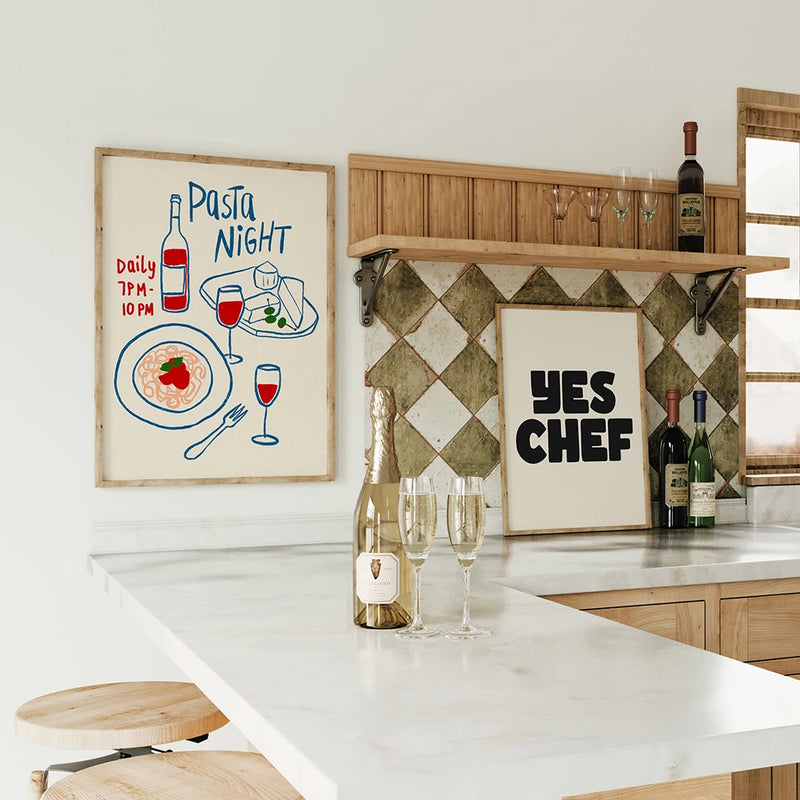 ensemble mural rétro esthétique affiche d'art pour décoration galerie