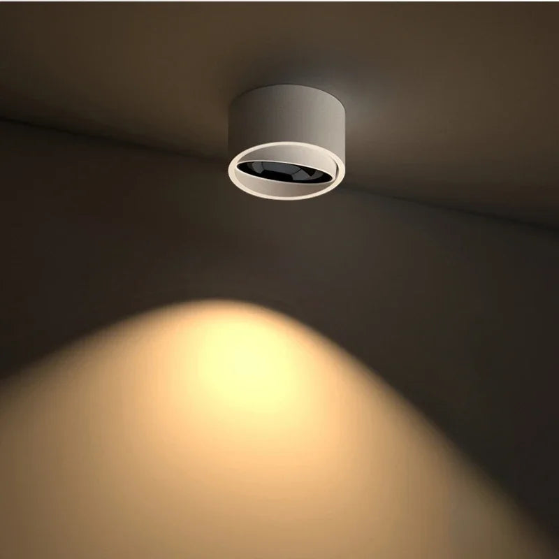 spot réglable ultra-mince anti-éblouissement éclairage lumière led